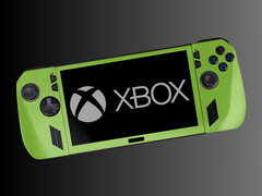 Xbox handheld mockup (Afbeelding bron: Asus, MightySkins met bewerkingen)