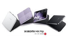 De Xiaomi MIX Flip is Xiaomi's eerste opvouwbare smartphone in de vorm van een clamshell. (Afbeeldingsbron: Xiaomi).