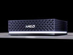 De afbeelding toont een bewerkte versie van de marketingafbeelding van Ryzen AI Halo.
