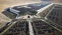 De uitgestrekte Gigafactory in Nevada (afbeelding: Tesla)