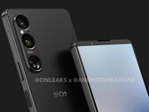 De Xperia 1 VI zou volgens de geruchten korter maar breder zijn dan de huidige Xperia 1 V. (Afbeeldingsbron: @OnLeaks &amp; Android Headlines)