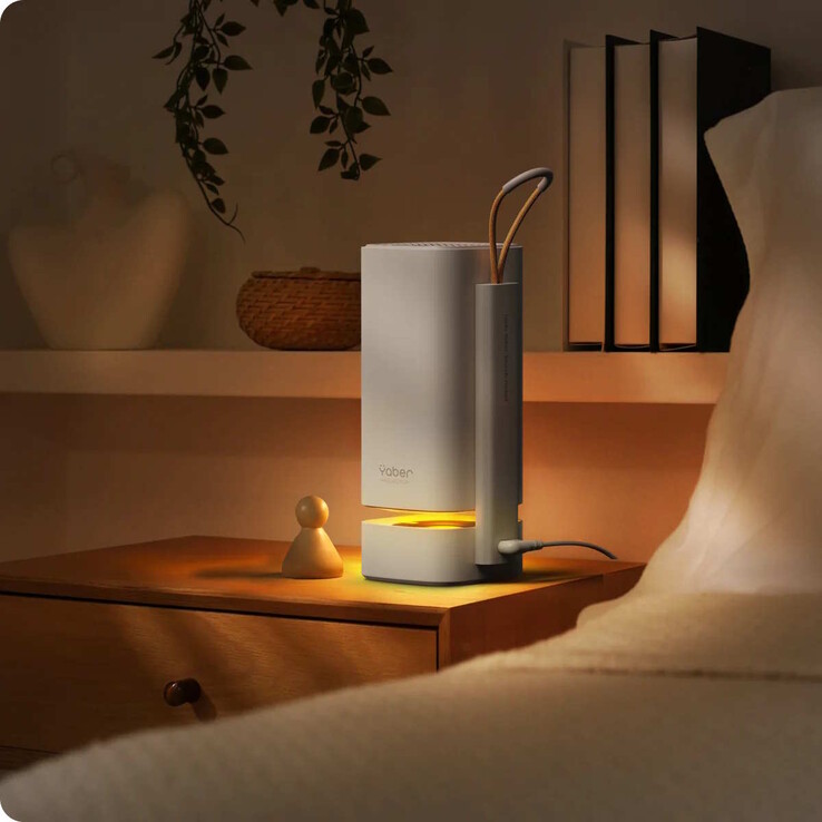 De projector kan ook als lamp worden gebruikt (Afbeelding bron: Yaber)