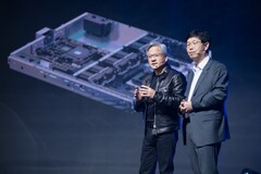 Hon Hai voorzitter Liu Yangwei en Nvidia CEO Jensen Huang (Afbeelding Bron: UDN)