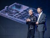 Hon Hai voorzitter Liu Yangwei en Nvidia CEO Jensen Huang (Afbeelding Bron: UDN)
