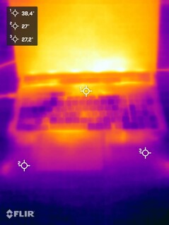 Stresstest voor oppervlaktetemperatuur (bovenzijde)