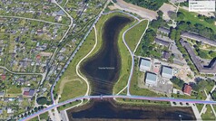 GNSS-testrit (41 mm): rondvaart om het meer