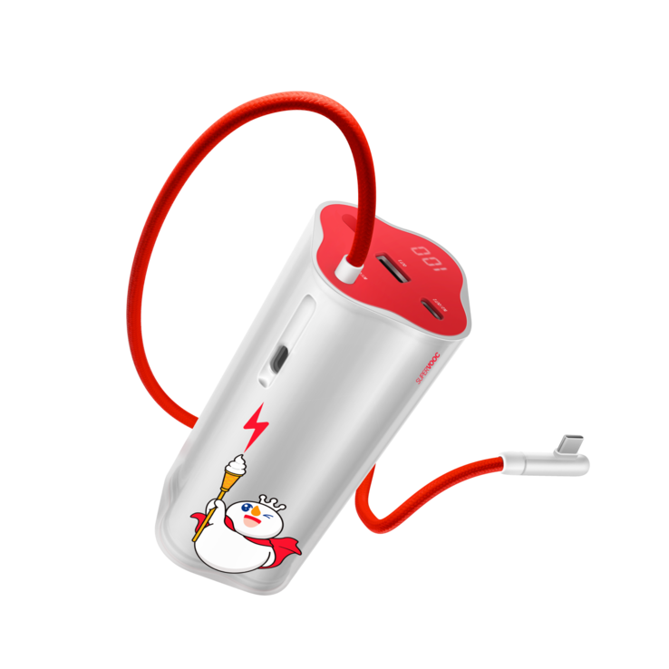De OnePlus 150W SuperVOOC Power Bank Snow King Edition. (Afbeeldingsbron: OnePlus, bewerkt)