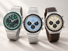 De drie nieuwe varianten van de Q Timex Chronograph zijn verkrijgbaar in de kleuren groen, ijsblauw en kaki.
