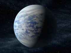 Illustratie van Kepler-69c. (Afbeeldingsbron: NASA Ames/JPL-Caltech/T. Pyle)