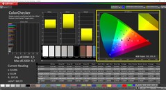 CalMAN ColorChecker (doelkleurruimte P3)