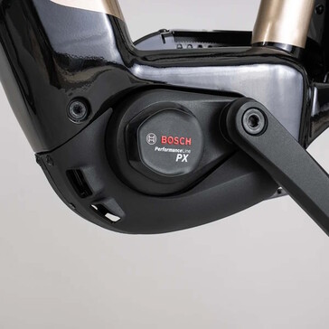 Het is uitgerust met een Bosch PX-middenmotor