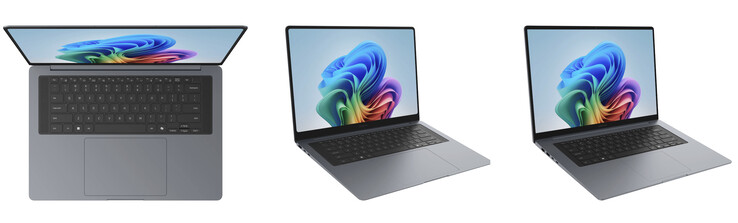 De Galaxy Book6 Ultra, Galaxy Book6 Pro en Galaxy Book6 van links naar rechts. (Afbeeldingsbron: Samsung - bewerkt)