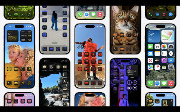 iOS 18 app-pictogrammen (afbeelding via Apple)
