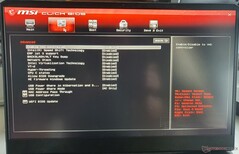 MSI Vector GP76 BIOS: Geavanceerd