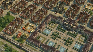 Een afbeelding van een stad in Anno 1404 – History Edition.