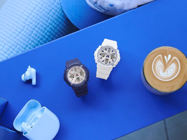 De Casio G-Shock Baby-G BGA-2800-2A2 (links) en BGA-2800-7A3 (rechts) horloges