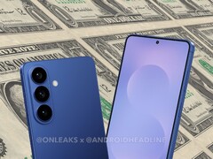 De vanilla Galaxy S26 heeft naar verluidt een licht gewijzigde indeling van de camera aan de achterkant. (Afbeeldingsbron: OnLeaks, Pixabay, bewerkt)