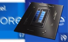 De Intel Alder Lake-HX mobiele processoren kunnen de beste Rocket Lake desktop CPU&#039;s bijbenen en zelfs overtreffen. (Afbeelding bron: Intel - bewerkt)