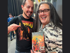 John Romero op Comic Con Malaga (bron: Theromero op Instagram)