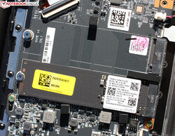 Een tweede M.2 22x60 slot is vrij, zodat u nog een SSD kunt toevoegen.