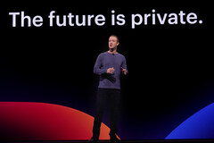 Meta&#039;s CEO Mark Zuckerberg op F8 2019. Afbeeldingsbron: Meta