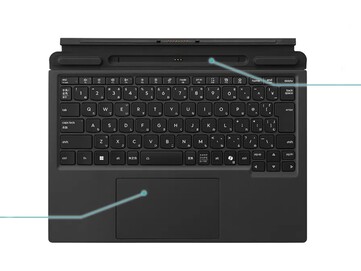 Een afneembaar toetsenbord verandert de tablet in een laptop