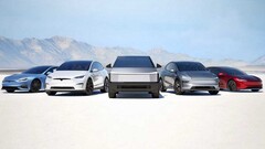 Verschillende Tesla-modellen, waaronder de Cybertruck, kunnen nu rechtstreeks bij Tesla in Californië worden gehuurd voor minder dan $100 per dag. (Afbeeldingsbron: Tesla)