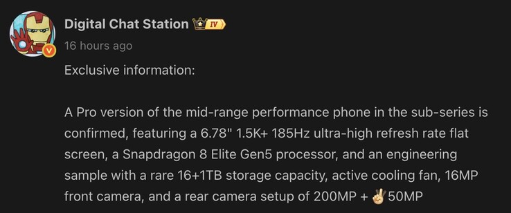 Er zijn details over een nieuwe OnePlus-smartphone uitgelekt.