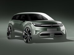 De ID.2X van Volkswagen is in schetsen getoond (hierboven). (Afbeelding bron: Volkswagen via Instagram)