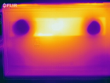 Oppervlaktetemperaturen stresstest (onder)