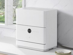 De Xiaomi Mijia Smart Desktop Dishwasher S1 heeft een AI slimme wasinstelling. (Beeldbron: Xiaomi)