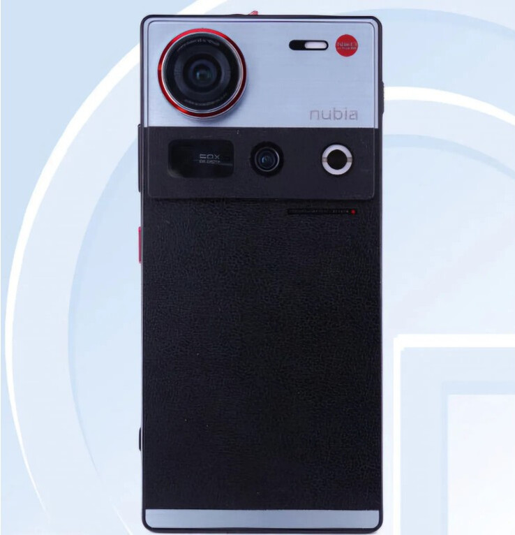 Een vermeende blik op de Nubia Z70S Ultra Photographer Edition. (Afbeeldingsbron: TENAA)