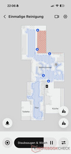 Kaart met live voortgang