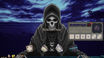 Afbeelding: Een screenshot van de gameplay van Dice With Death.
