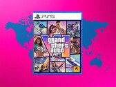 GTA 6 PS5-doos afgebeeld met wereldkaart