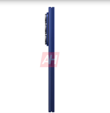 Galaxy Z Fold 7 zijprofiel (bron: Android Headlines)