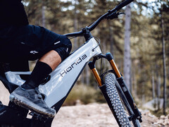 Prototype van de Honda e-MTB elektrische mountainbike