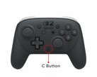 De Nintendo Switch 2 Pro Controller heeft een C-knop zoals op de Joy-Con 2. (Afbeelding bron: Nintendo)