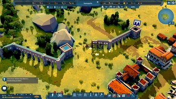 Afgebeeld: Een gameplay screenshot van Nova Roma.