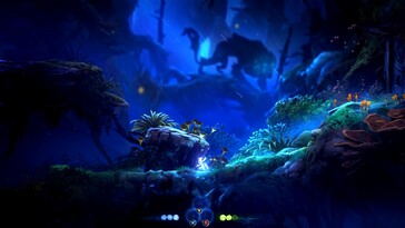 Afbeelding: Een screenshot van de gameplay uit Ori and the Will of the Wisps.