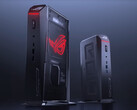 De ROG NUC (2025) wordt geleverd in een enkele uitvoering die bedoeld is om verticaal te worden gebruikt. (Afbeeldingsbron: Asus)