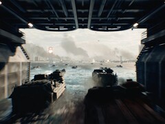 Een beeld uit de singleplayer onthullingstrailer van Battlefield 6. (Afbeeldingsbron: Steam)