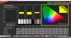 CalMAN ColorChecker gekalibreerd (doelkleurruimte P3)