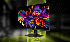 MSI heeft nog geen releasedatum vastgesteld voor zijn nieuwe 31,5-inch QD-OLED gaming monitoren. (Afbeeldingsbron: MSI)