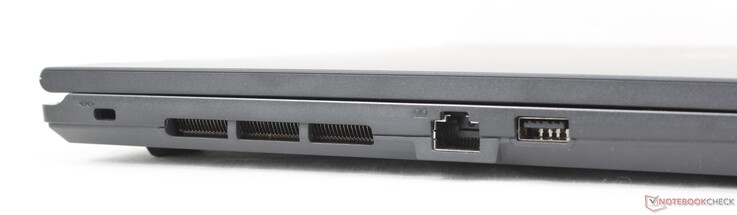 Links: Kensington-slot, Gigabit RJ-45, USB-A 3.2 Gen. 1