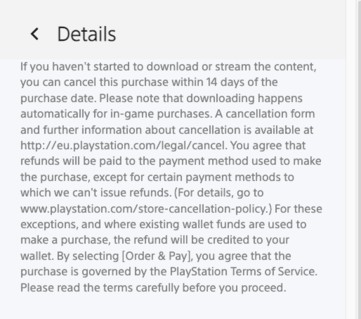 Disclaimer achter de link „Meer informatie”.