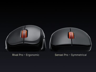 Vormverschil tussen Rival Pro en Sensei Pro.