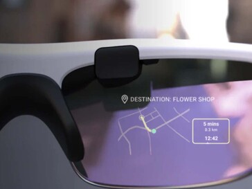 Optioneel zijn er brillen beschikbaar voor AR-navigatieaanwijzingen.