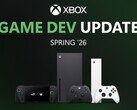 Xbox Game Dev Update banner voor de komende show van Microsoft.