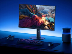 De Gaming Monitor G24i 2026 en de Gaming Monitor G27i 2026 zien er praktisch identiek uit, de laatste afgebeeld. (Afbeeldingsbron: Xiaomi)